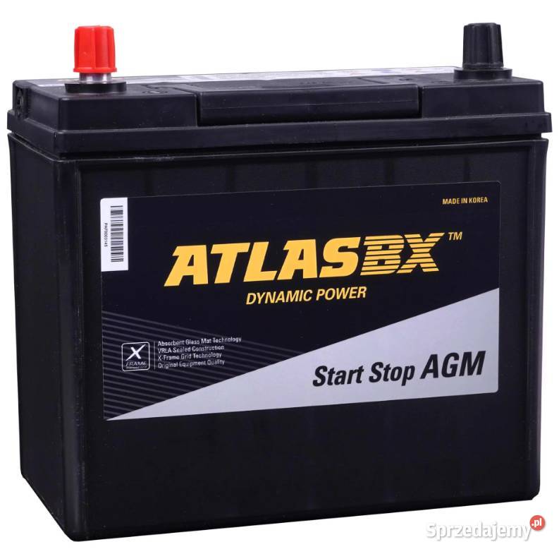 Akumulator ATLAS AGM 45Ah 370A CCA Japan L Malbork