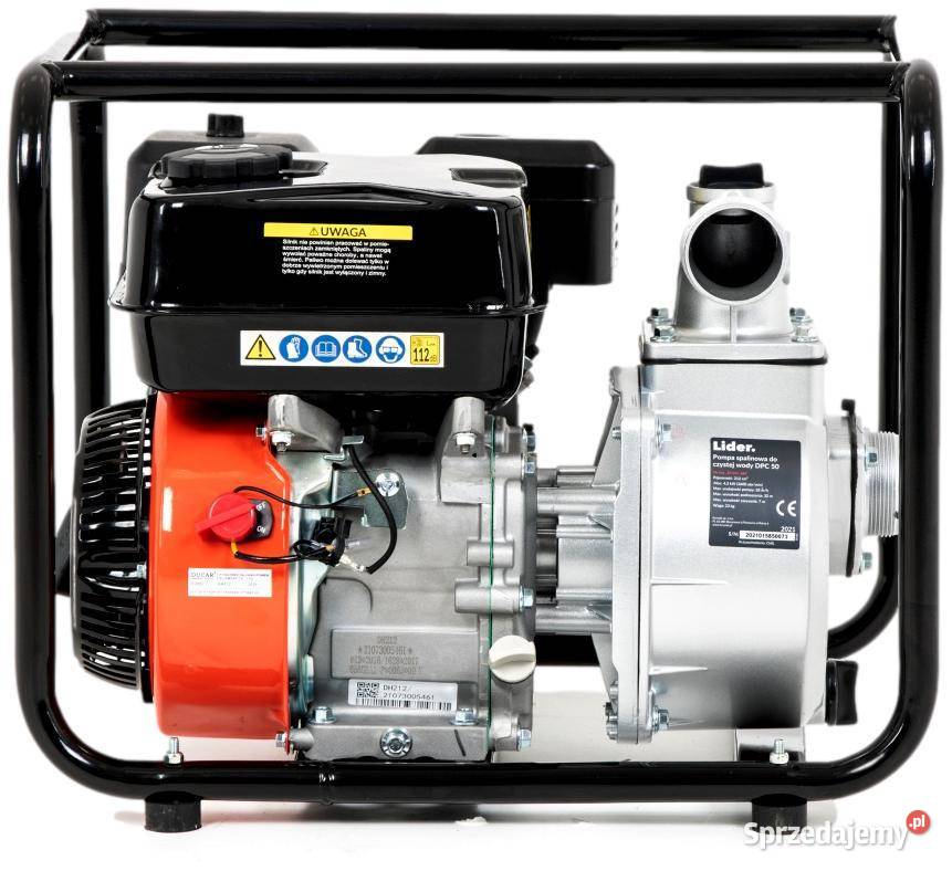 LIDER DPC50 MOTOPOMPA POMPA STRAŻACKA SPALINOWA Opalenica