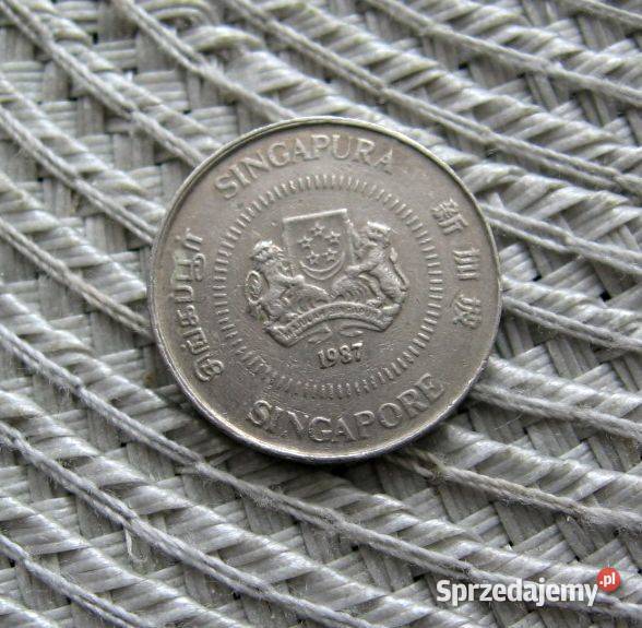 Singapur 10 Cent 1986r Numizmatyka Kalisz