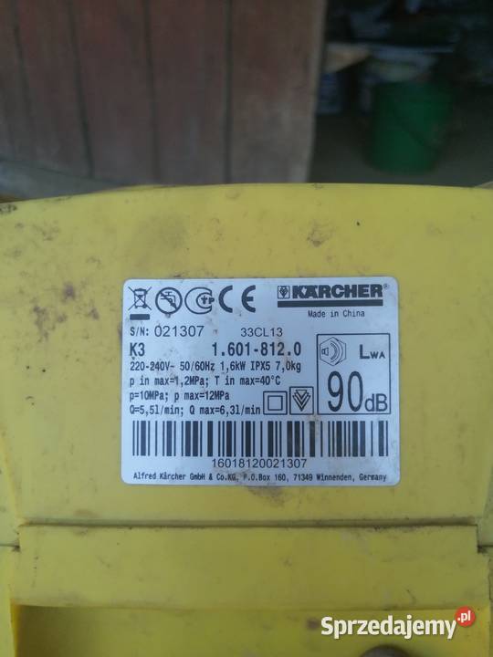Obudowa myjki Karcher k3 Kazimierza Wielka