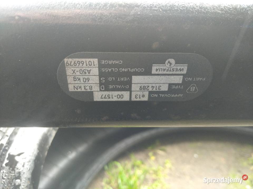 Hak holowniczy Westfalia Opel Meriva Płock