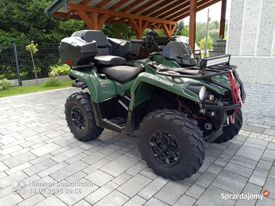 Can am Outlander 650 4x4 Idealny Stan 2022 automatyczna podkarpackie Brzozów