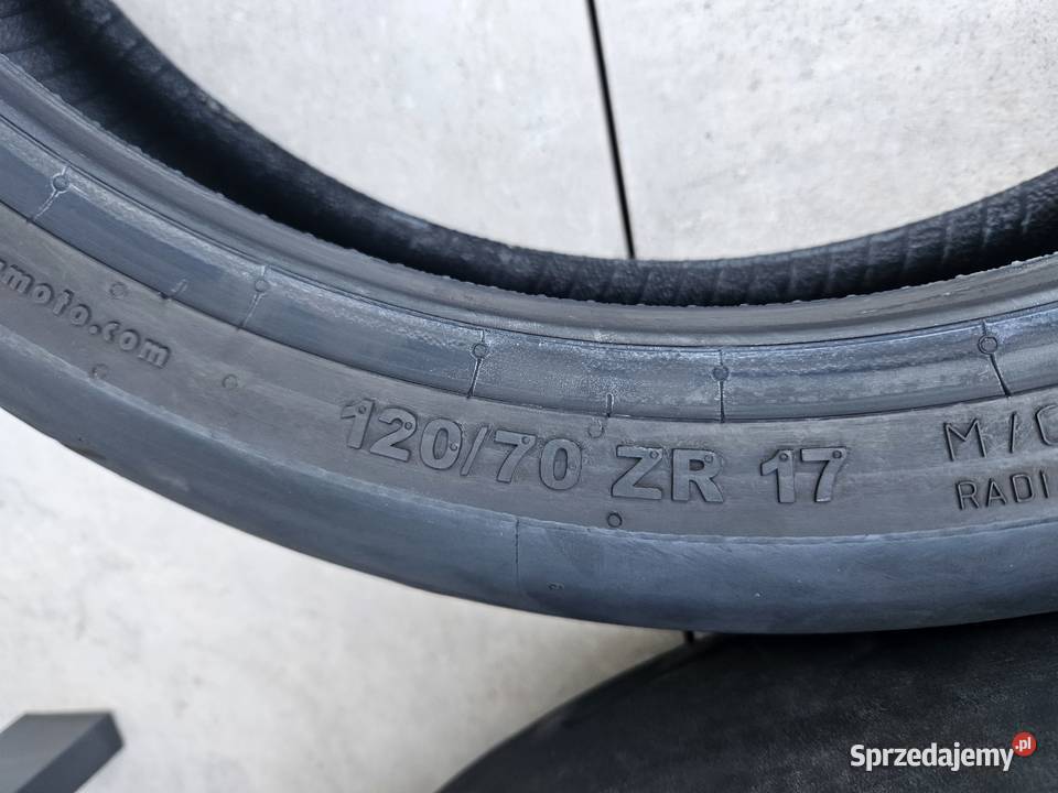 ContiRaceAttack 2 komplet przód i tył 20055 zr Motocyklowe śląskie Bielsko-Biała sprzedam