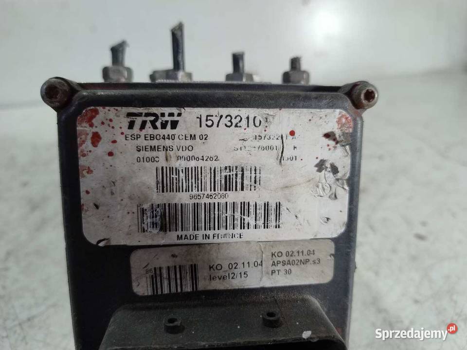 POMPA HAMULCOWA ABS PEUGEOT 407 18 15732101