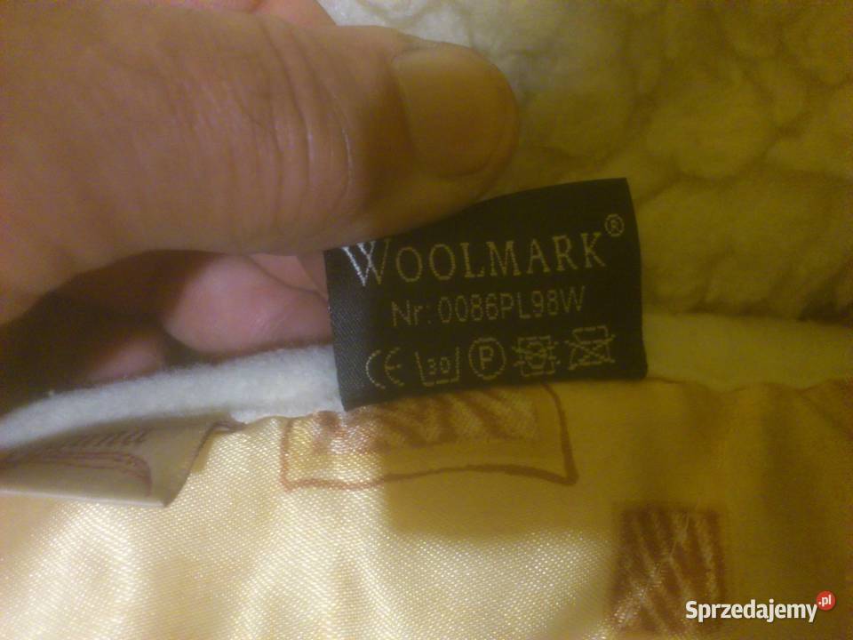 kołdra wełniana WOOLMARK Wellana 200x140dwie biały Łódź