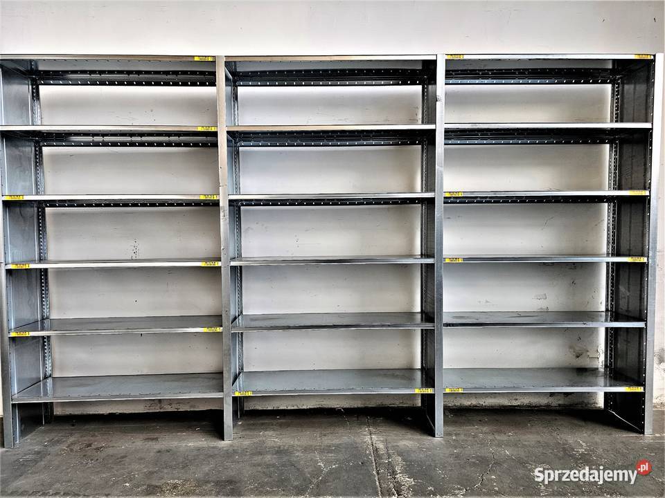 Regał Magazynowy 40x220x39318p Metalowy Ocynk Dzierżoniów