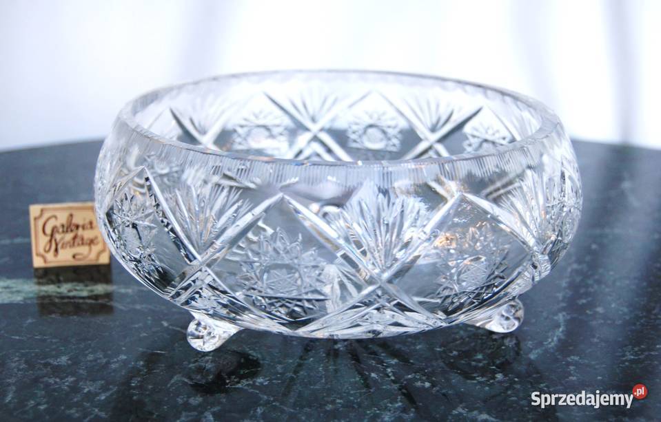 Miska salaterka owocarka kryształowa kryształ