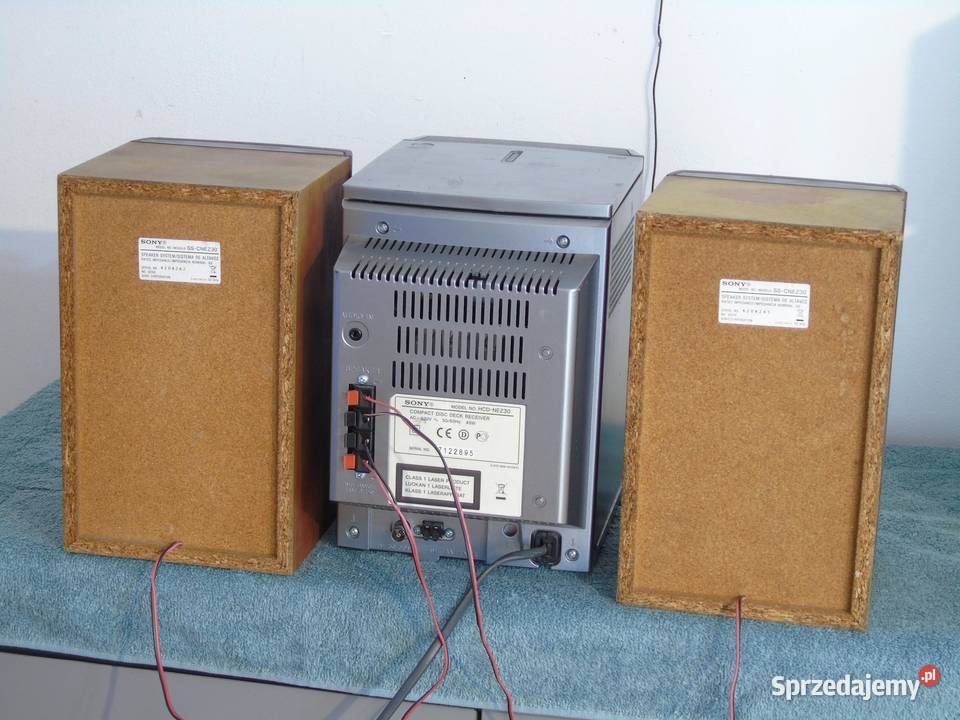 Wieża Sony z kol Radio CD AUX mag DOSTAWA Jasło