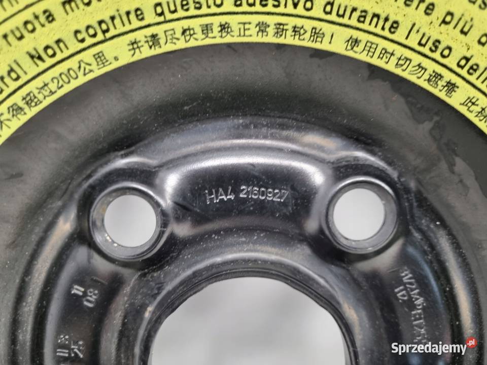 KOŁO DOJAZDOWE ZAPASOWE Audi Seat Vw Golf VI Chełm