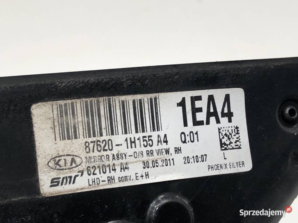 LUSTERKO PRAWY KIA CEED Kombi 0712 ZEWNĘTRZNE