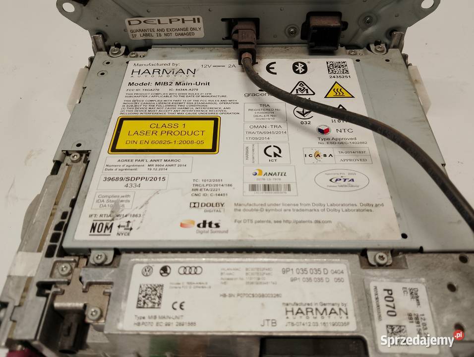 RADIO NAWIGACJA EKRAN PORSCHE 911 991 9P1 LIFT