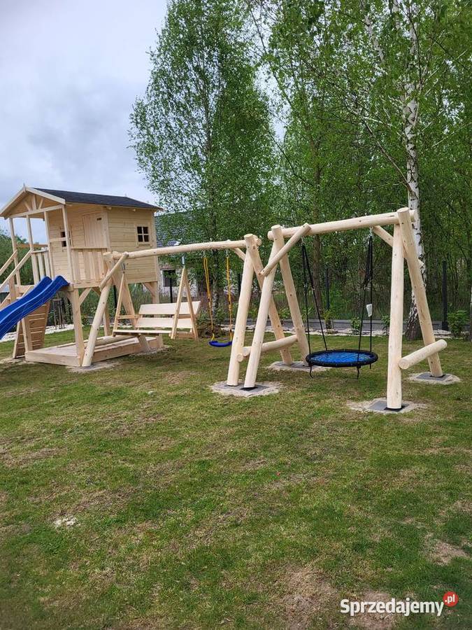 Plac zabaw domki dzieci montaż Domki drewniane Kraków sprzedam