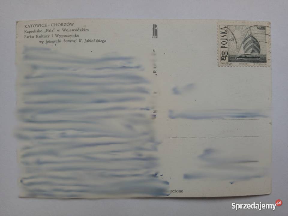 Pocztówka KatowiceChorzów z końca lat 60tych PRL