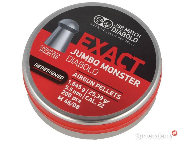 10x Śrut JSB Exact Jumbo Monster ReDesigned Przyłęki
