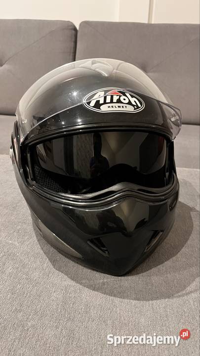 Kask Airoh pokrowiec rękawice kominiarka śląskie Żory