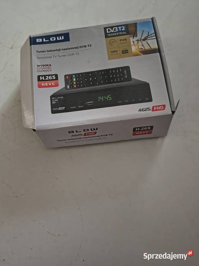 sprzedam Tuner Dekoder TV Naziemnej DVBT2 HEVC Strzelin