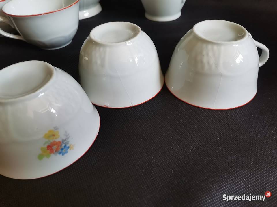 Stary przedwojenny serwis kawowy porcelana Katowice
