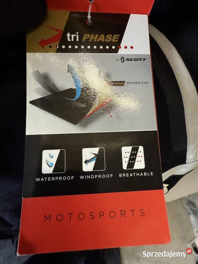 Spodnie SCOTT XXL biało czarne SNOW MOBILE Z Spodnie