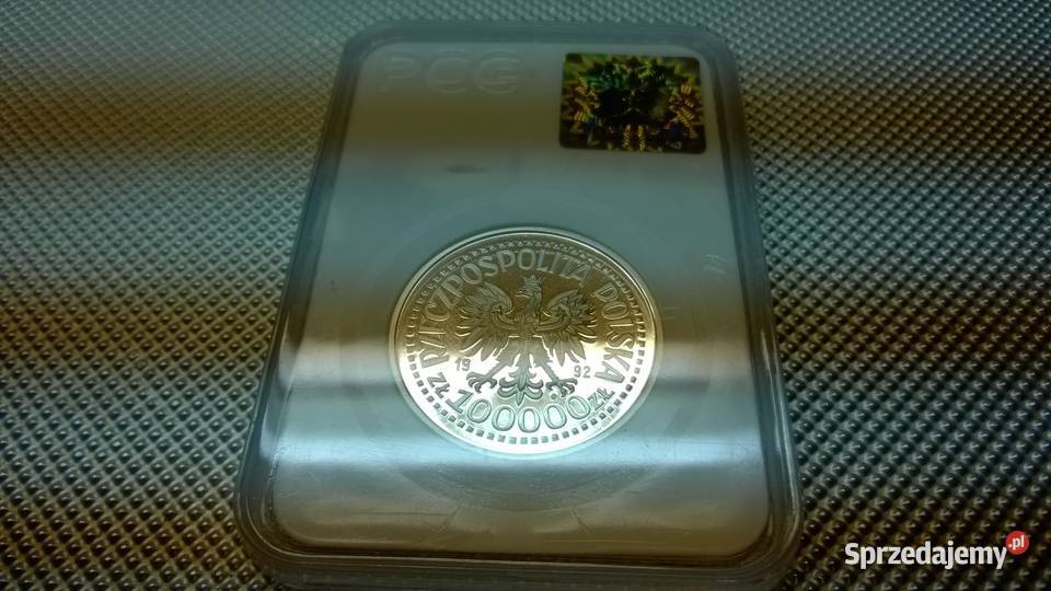 MONETA 100 000 złotych 1992 Wojciech Korfanty Warszawa