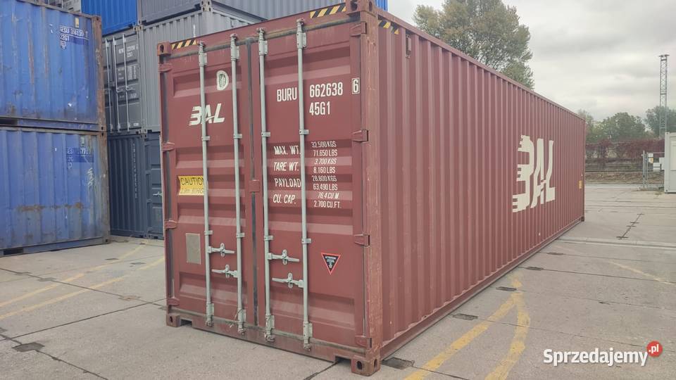 Kontener morski wysoki 40 High Cube HC sprzedam Białystok