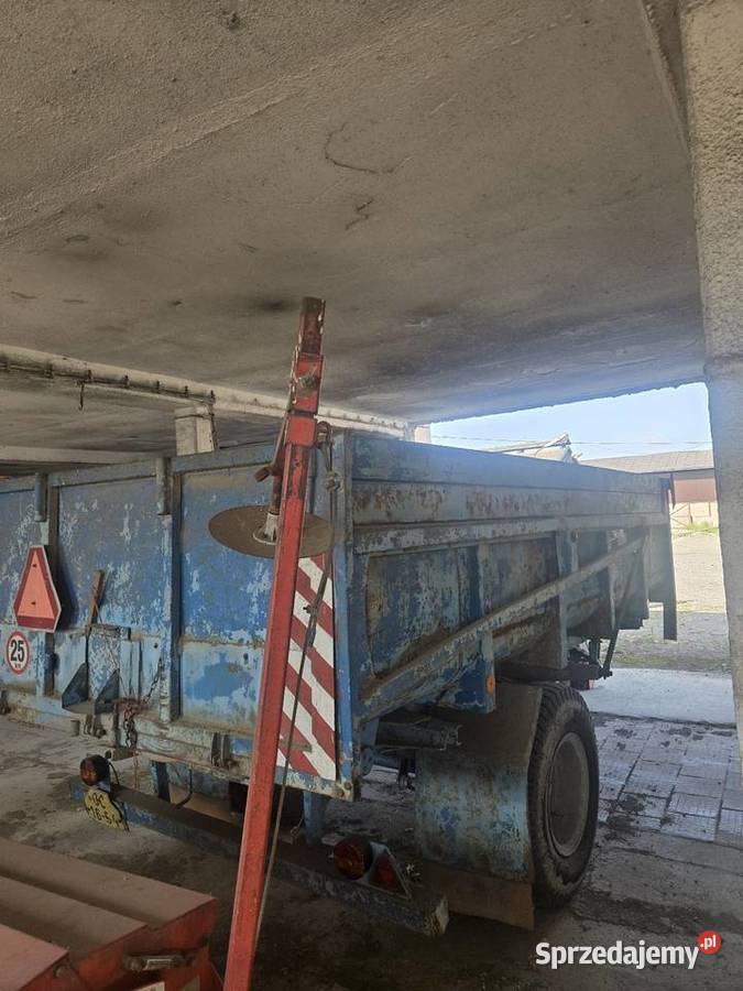 Przyczepa traktorowa wywrotka nieuszkodzony Grodków