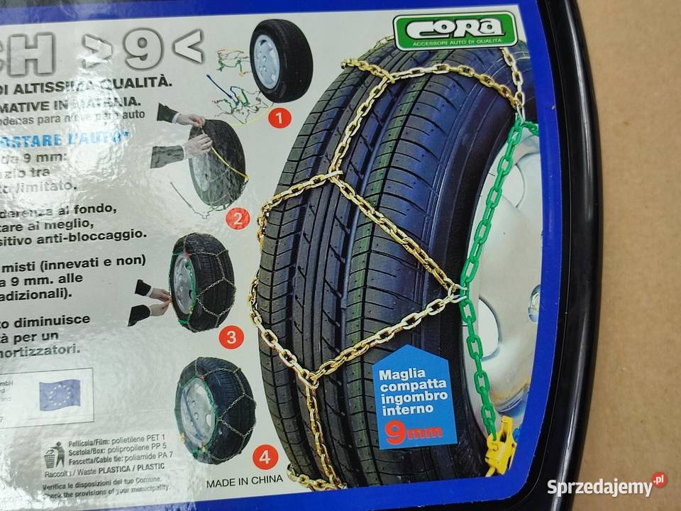 ŁAŃCUCHY ŚNIEGOWE 1 PARA CORA 000142110 14 19