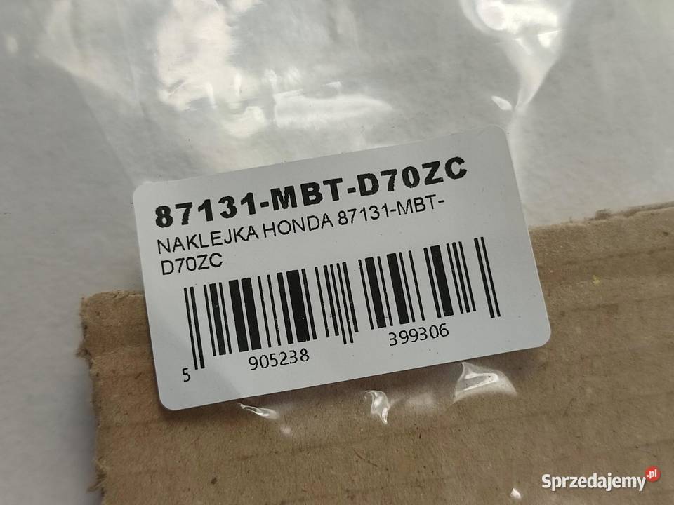 NAKLEJKA VARADERO NA BOCZEK HONDA XL1000VA