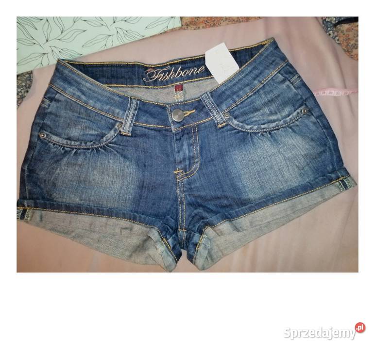 YORKER spodenki jeansowe szorty dżinsowe wielkopolskie Leszno sprzedam