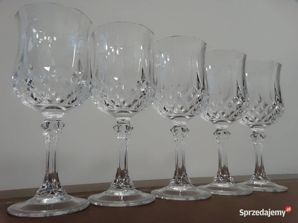 Eleganckie Kryształowe Kieliszki do Wina Kieliszki i pucharki sprzedam
