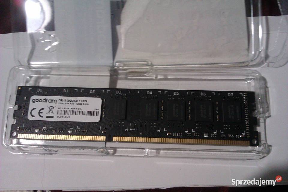 Goodram DDR 3 1600MHz CL11 8GB Warszawa sprzedam
