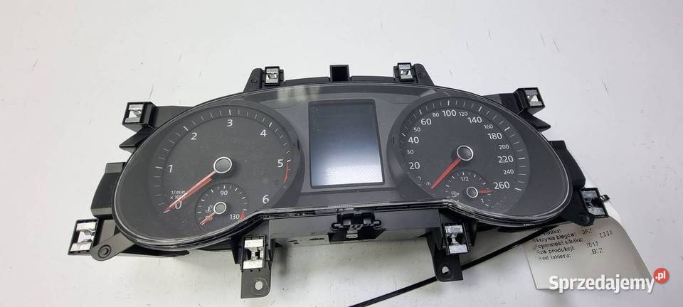LICZNIK ZEGAR VOLKSWAGEN PASSAT B8 3G0920751C Lipno