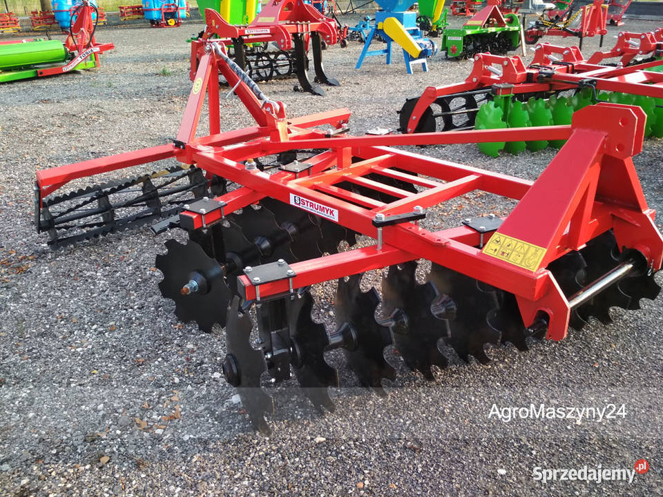 18 m 2x8 Brona talerzowa strumyk Transport nieuszkodzony Jędrzejów