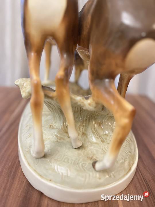 Wanke Royal Dux figurka myśliwska porcelanowa