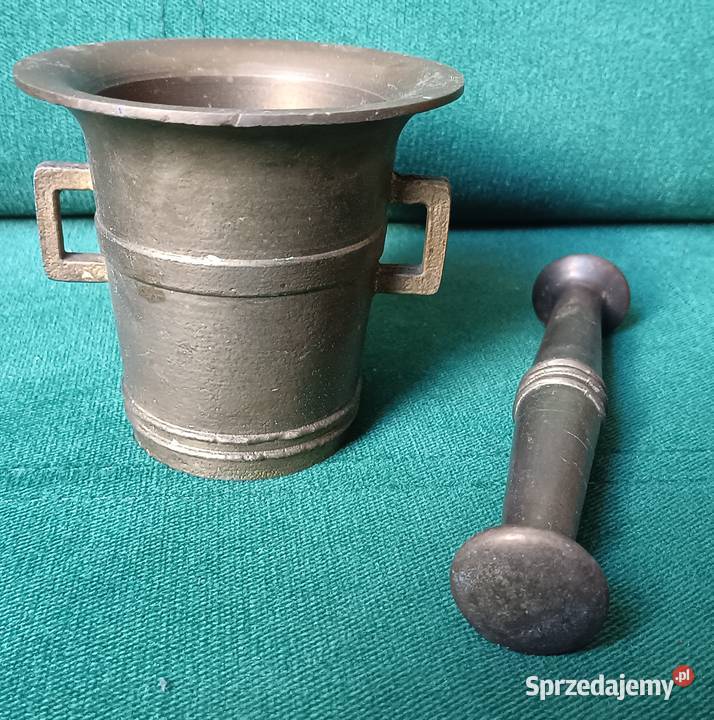 Zabytkowy mosiężny moździerz Zbylitowska Góra sprzedam