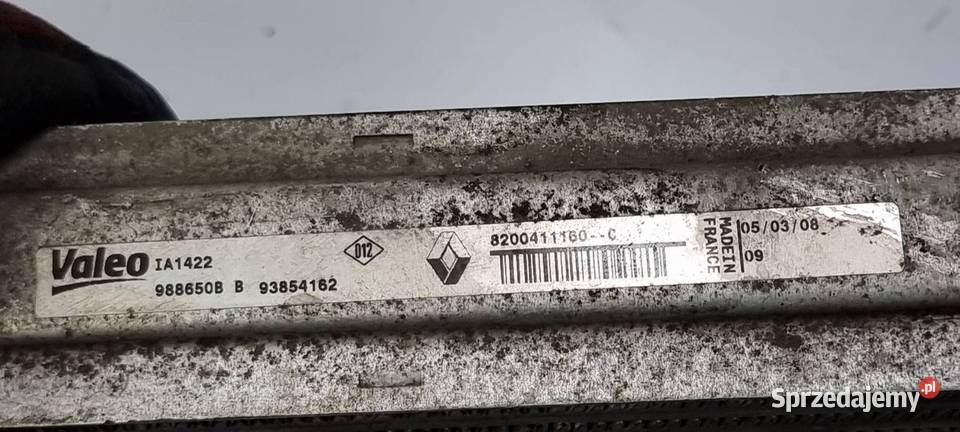 INTERCOOLER RENAULT TRAFIC II 8200411160 Lipno