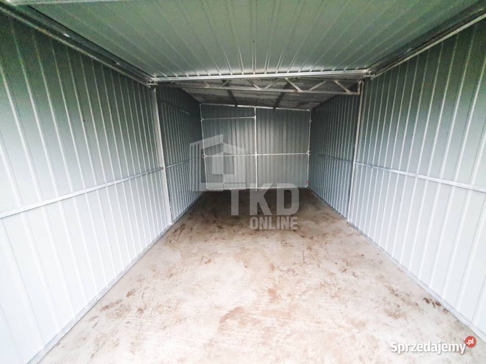 Garaż Blaszany 35x5 Brama uchyln drewnopodobny 397zł/m2 pomorskie Miastko
