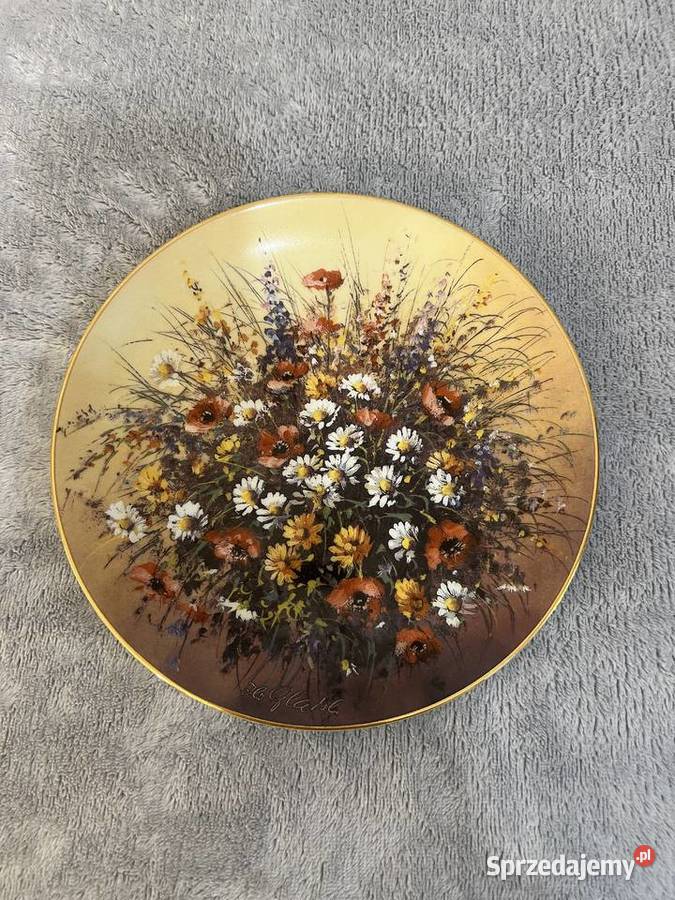 Talerz dekoracyjny MohnblutenReigen von Helmut Dom i Ogród Jasło sprzedam