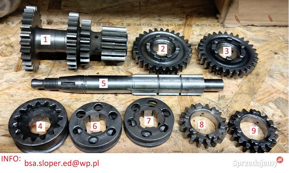 2 BMW R4 R35 zębatka wałek części r 4 r 35 emw Pozostałe Bydgoszcz sprzedam