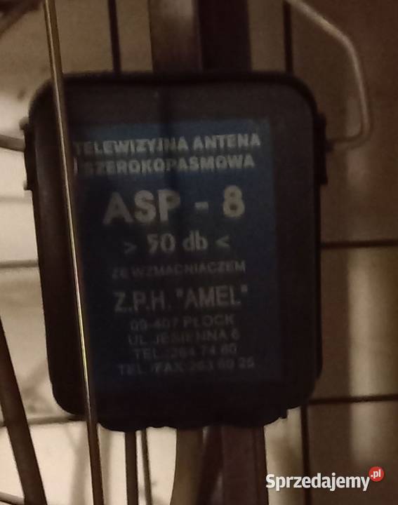 Telewizyjna Antena Szerokopasmowa ASP8 Amel Płok Telewizory Elbląg sprzedam