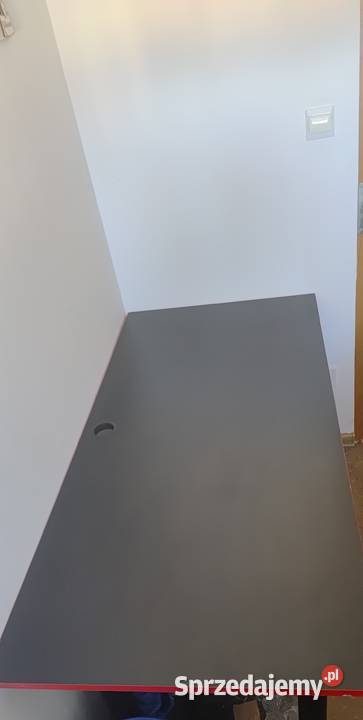 Biurko gamingowe czarno czerwone Siemianowice Śląskie