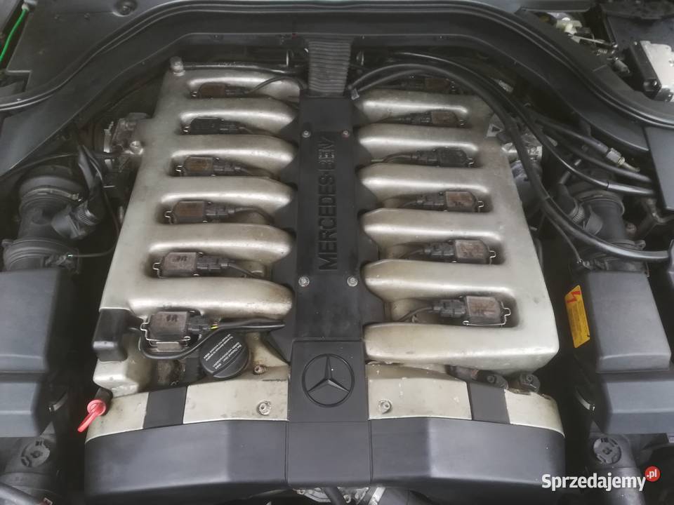 MERCEDES S 600 COUPE 1996R AUTOMAT NAVI SKÓRA autoalarm Bydgoszcz