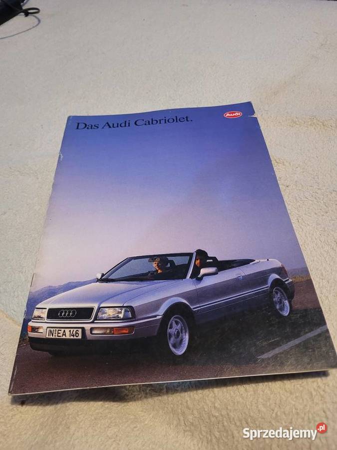 Prospekt katalog Audi Cabriolet 1992