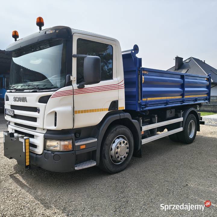 Scania P230 wywrotka resor blokada mostu Wywrotki śląskie Częstochowa