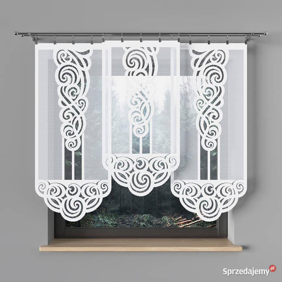 Firany firankiPanele usztywniane nowoczesne biały Opole