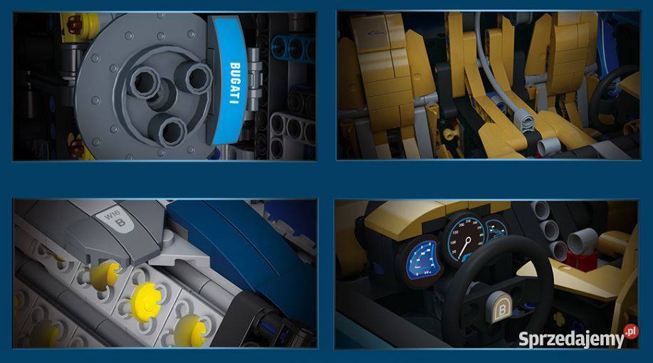 Klocki SuperCar Bugatti Chiron 3599elem 56 Dla Dziecka Pobiedziska sprzedam