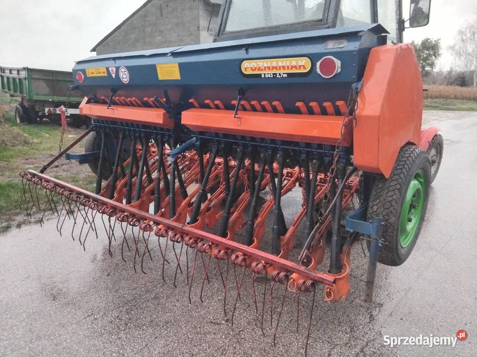 Siewnik Poznaniak 27m Kompletny grabki znacznik
