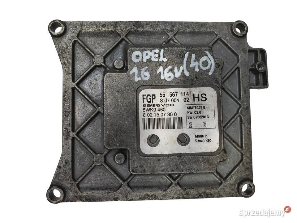 STEROWNIK SILNIKA Opel Astra H Zafira B 16 Chełm sprzedam