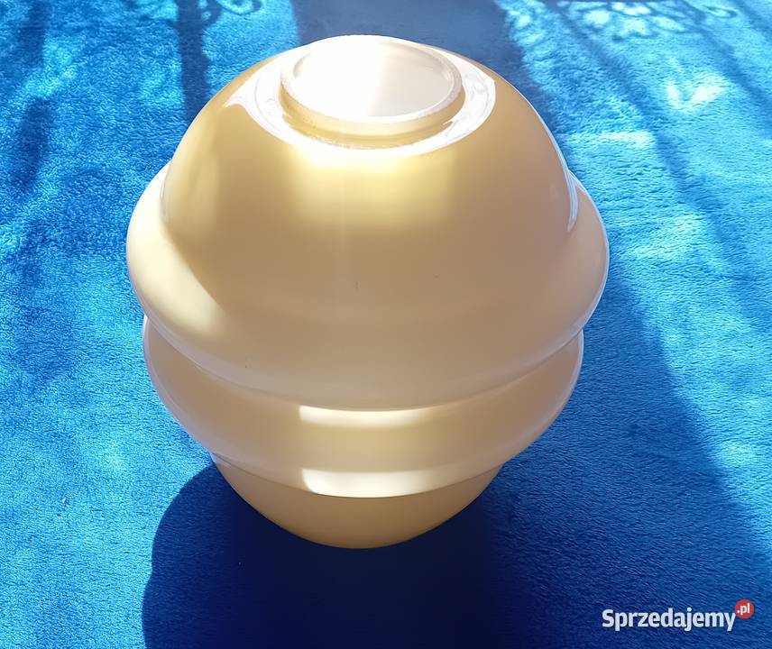 Klosz do lampy art deco szkło warstwowe Pierwsza Koźminek