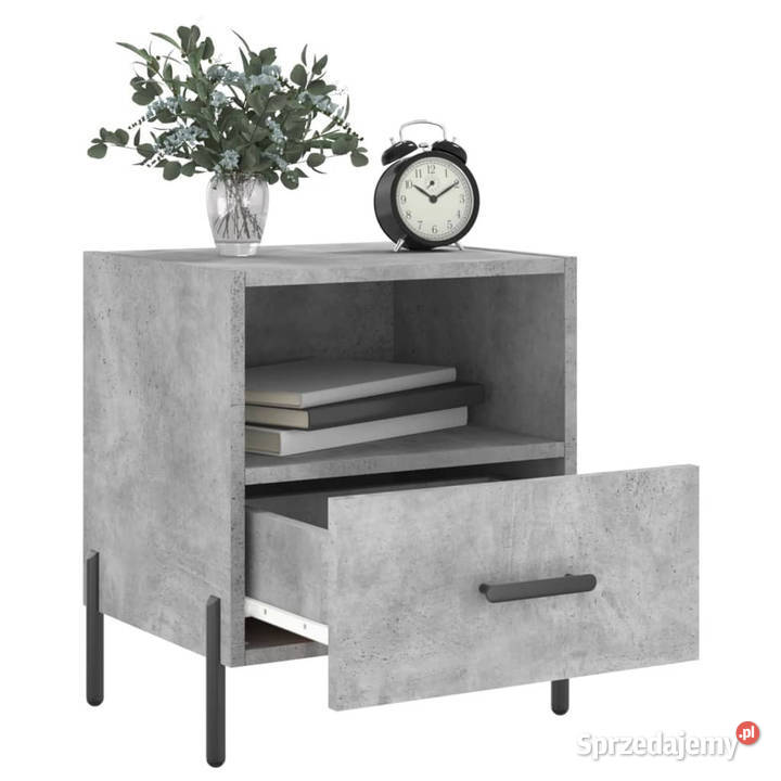 Szafki nocne 2 szarość betonu 40x35x475 WM827461 Warszawa