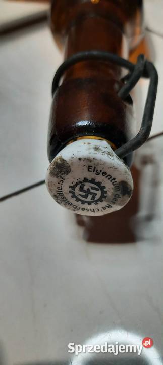 butelka piwie 1938r niemcy Warszawa